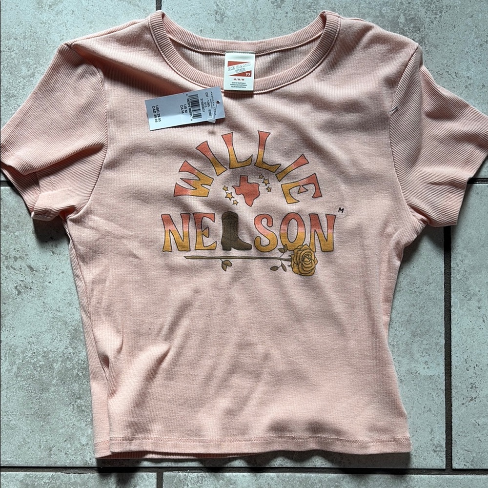 American Eagle Outfitters Pink Graphic Tee